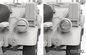 Meng Model VS-015 Type 82 German Pkw.K1 Kubelwagen (North Africa) 1/35 – image 4