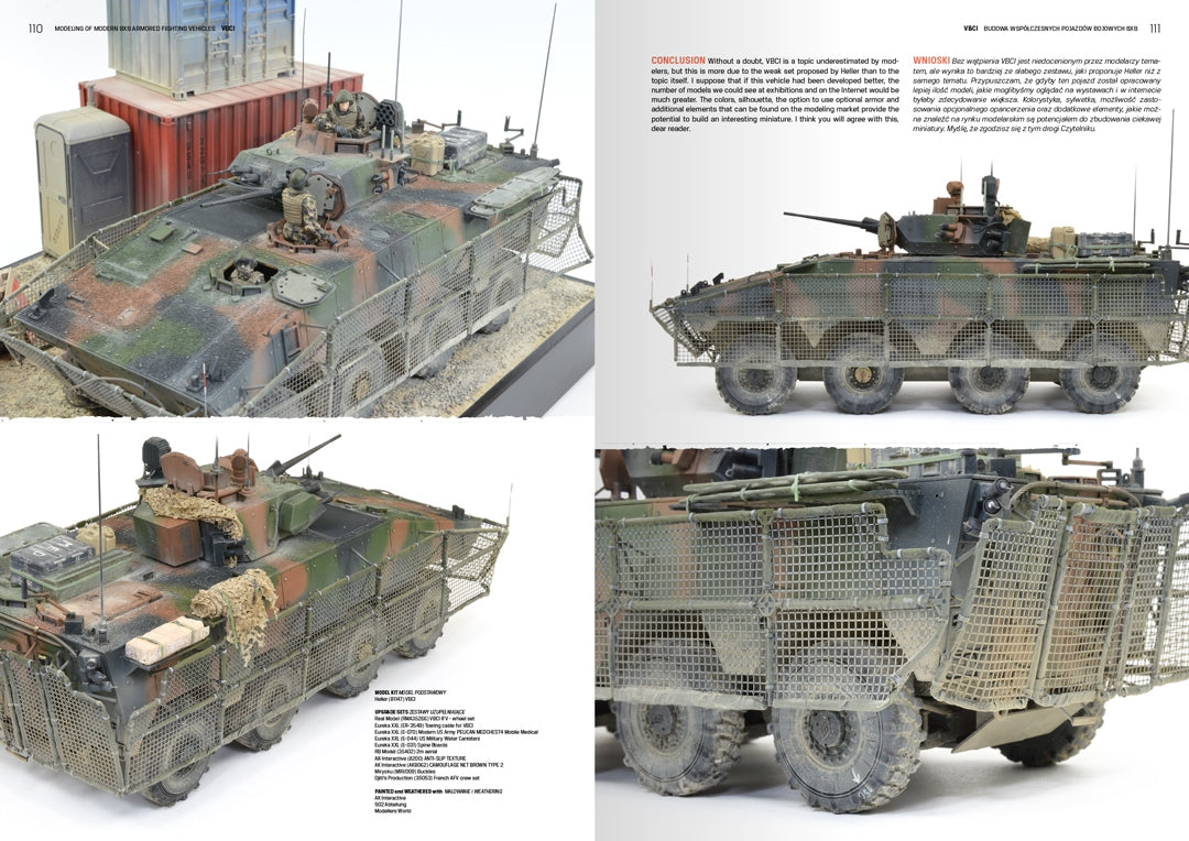 AK Interactive AK130017 MODELING MODERN ARMORED FIGHTING 8X8 VEHICLES (PL/EN) – imagen 5