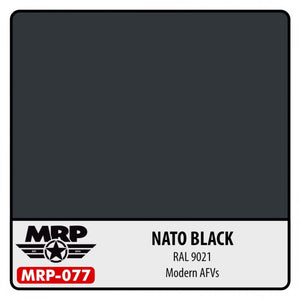 MR. Paint MRP-077 NATO BLACK Modern AFV 30ml