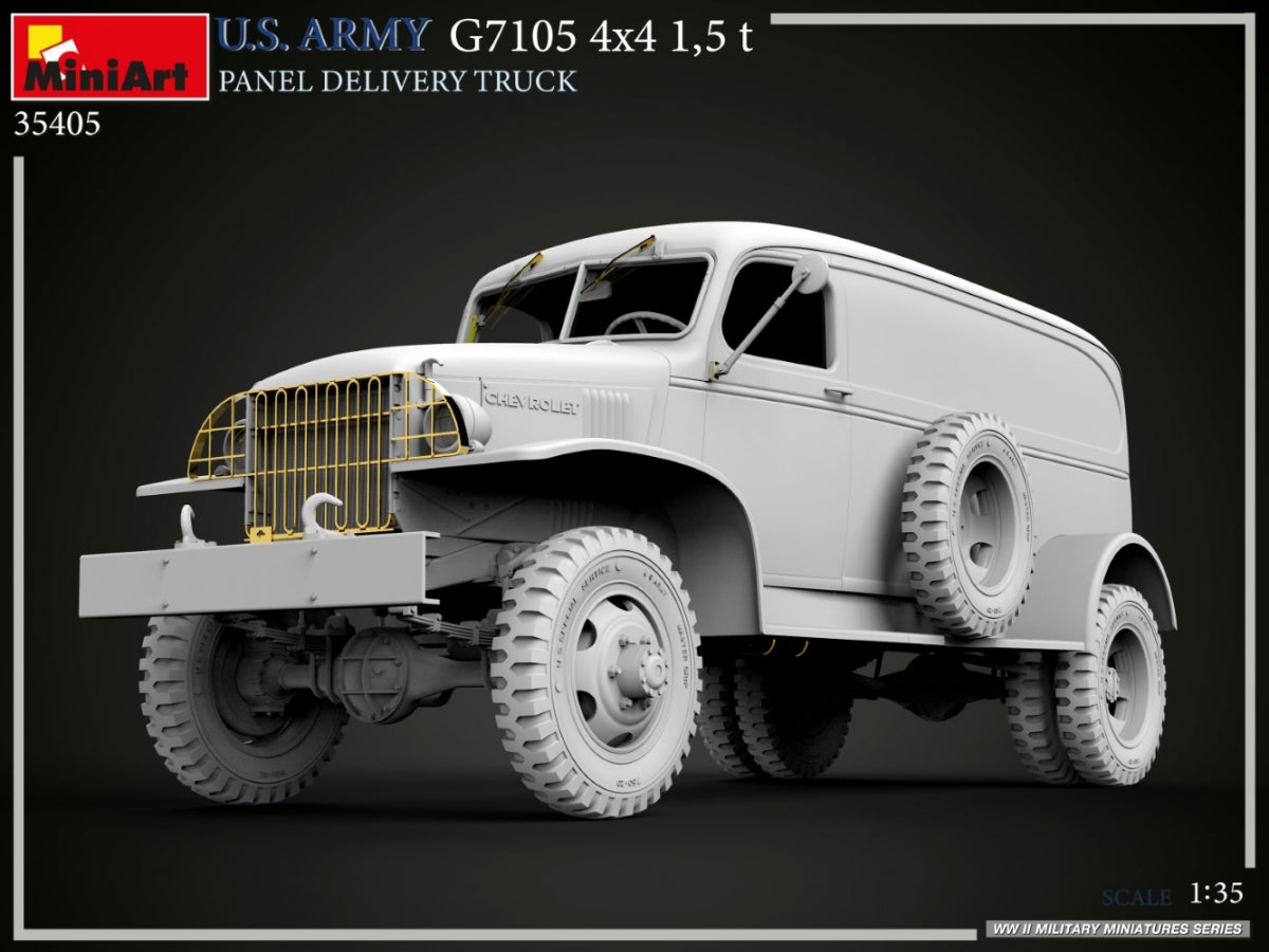 MiniArt 35405 U.S. ARMY G7105 4х4 1,5 t PANEL DELIVERY TRUCK 1/35 – imagen 16