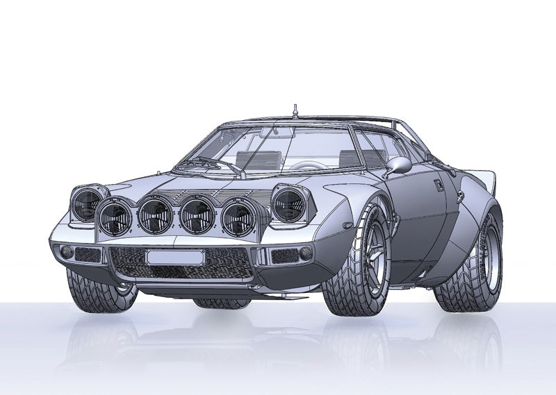Italeri 4714 Lancia stratos HF Gr.4 Monte Carlo 1977 1/12 – immagine 13