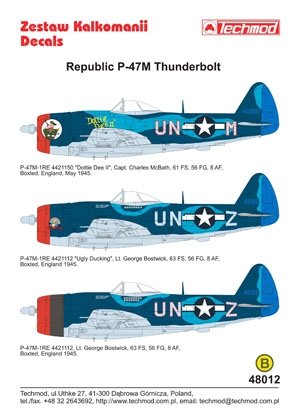 Techmod 48012 - Republic P-47M Thunderbolt 1/48 – zdjęcie 2