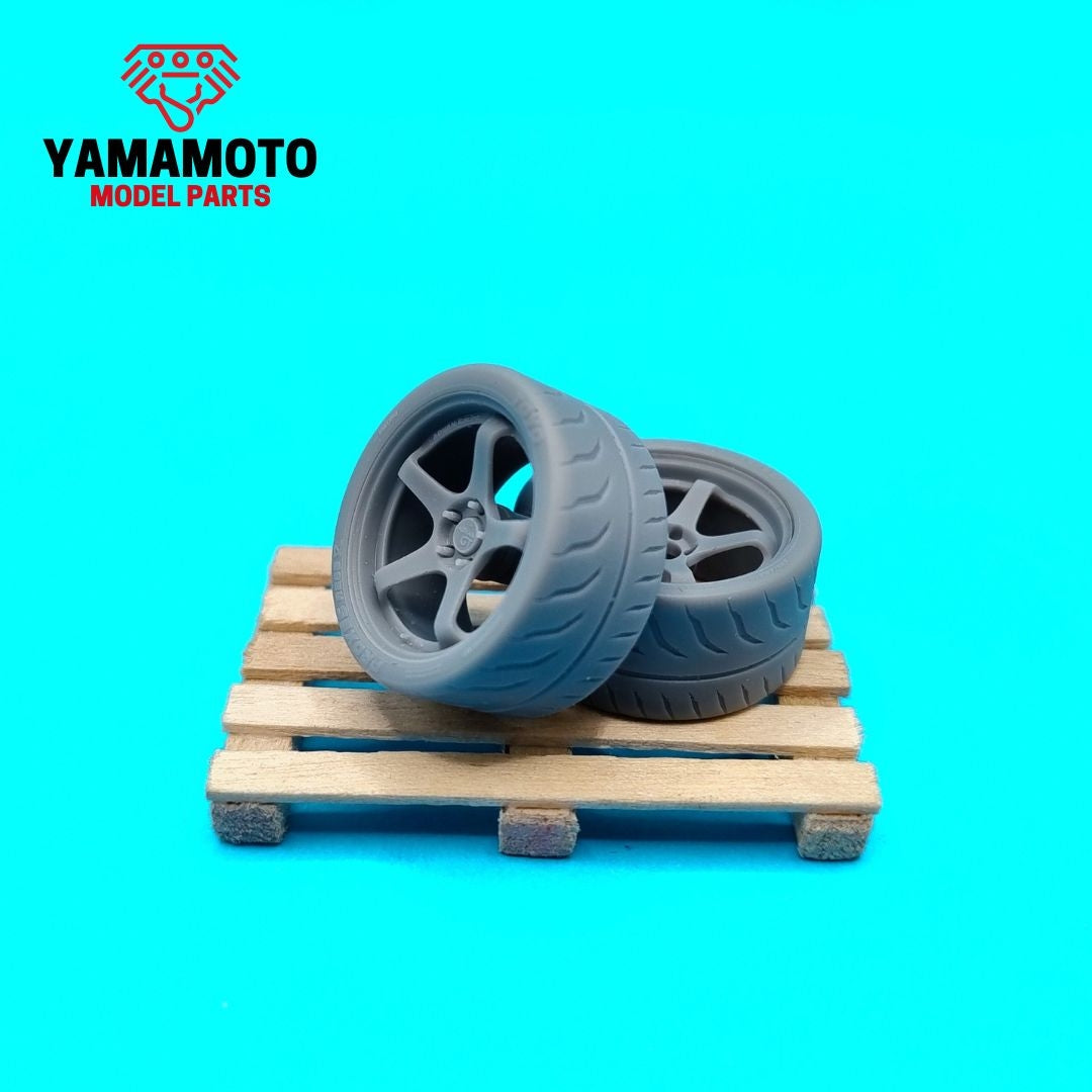Yamamoto YMPRIM21 Advan Racing GT 4 18&amp;quot; + Tyres 1/24 – imagen 3