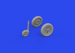 Eduard 672341 Bf 109G-2/ G-4 wheels for bulged wings PRINT Eduard 1/48 – zdjęcie 3