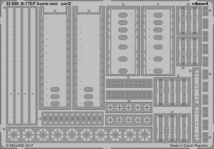 Eduard 32899 B-17E/ F bomb rack 1/32 HK MODELS – zdjęcie 2