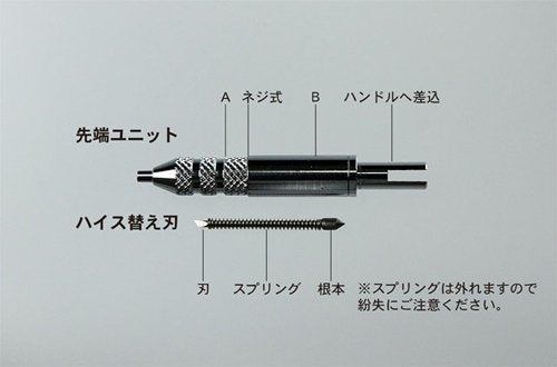 Hasegawa TT106 TryTool Flexible Cutter (dłuto modelarskie) – zdjęcie 3
