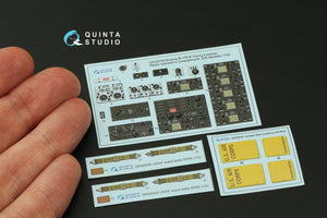 Quinta Studio QD32234 Boeing B-17E/F Radio operator&amp;#39;s compartment. 3D-Printed coloured Interior on decal paper (HK models) 1/32 – immagine 3