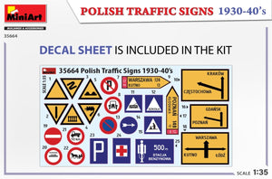 MiniArt 35664 POLISH TRAFFIC SIGNS 1930-40’s 1/35 – zdjęcie 2