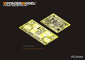 Maquette Voyager PE35449 Seconde Guerre mondiale, canon antichar américain M5 de 3 pouces avec obusier M1 ou de 105 mm, affût M2A1, kit 2 en 1 pour AFV CLUB 35S64 et 35160, échelle 1/35