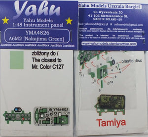 Yahu YMA4826 A6M2 Nakajima Green (Tamiya) 1/48
