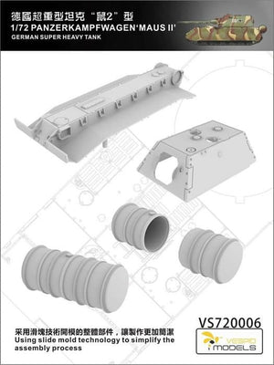 Vespid Models VS720006 Maus II German Super Heavy Tank 1/72 – Bild 7