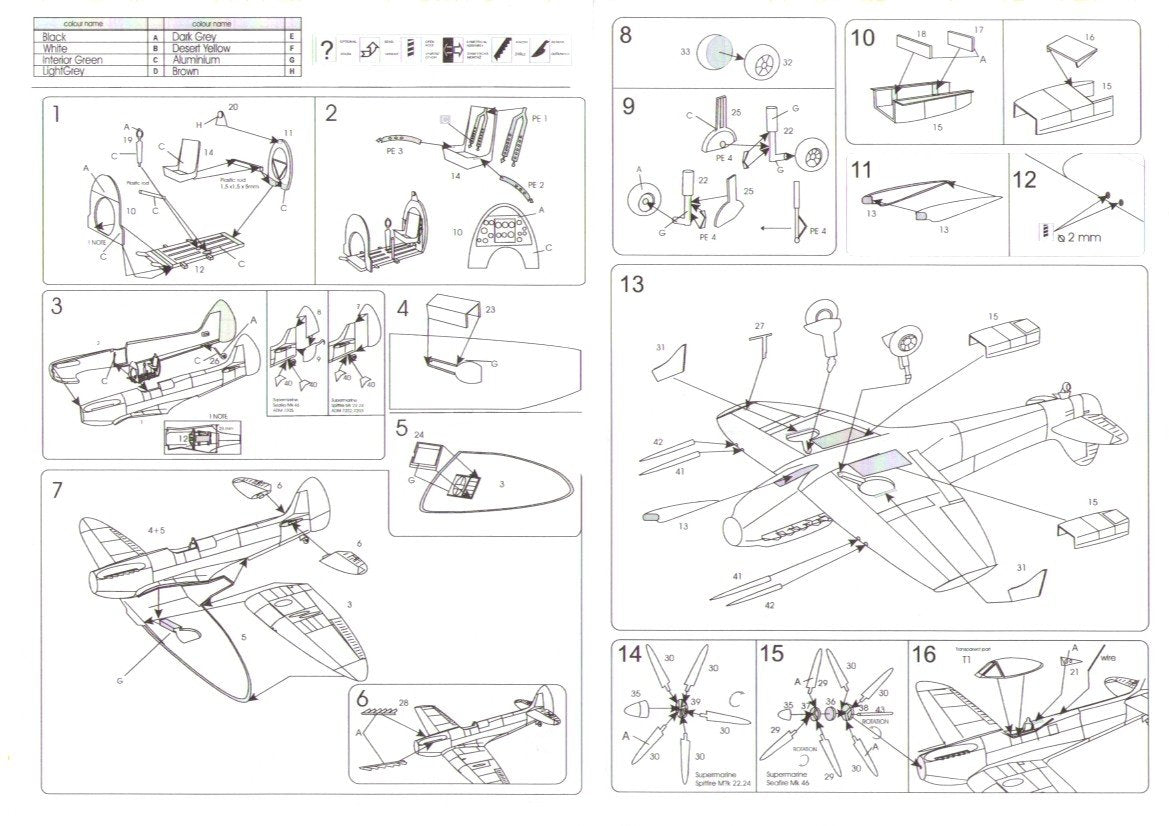 AZ Model AZ7353 Supermarine Spitfire Mk.22 Special 1/72 – zdjęcie 4