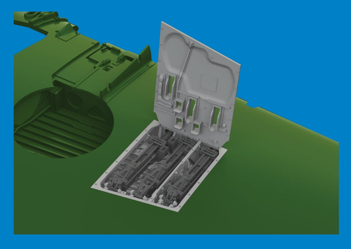 Eduard 6481075 P-40E gun bays PRINT EDUARD 1/48 – immagine 3