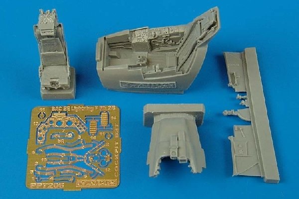Aires 7206 BAC EE Lightning F Mk. 2/6, kit cockpit 1 1/72 TRUMPETER