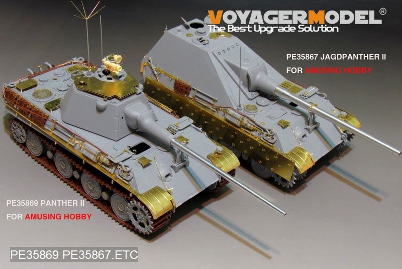 Voyager Model PE35869 WWII German Panther II tank basic for AMUSING HOBBY 1/35 – Bild 10