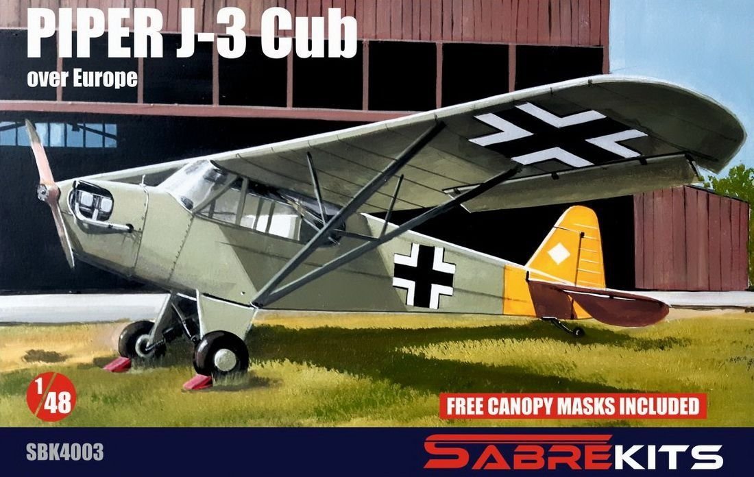 SabreKits SBK4003 Piper J-3 Cub over Europe 1/48