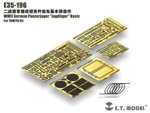 E.T. Model E35-196 WWII German Panzerjager &amp;quot;Jagdtiger&amp;quot; Basic (For Tamiya Kit) 1/35