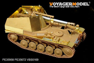 Voyager Model PE35958 WWII German self-propelled howitzer Wespe basic For TAMIYA 35200/35358 1/35 – immagine 3
