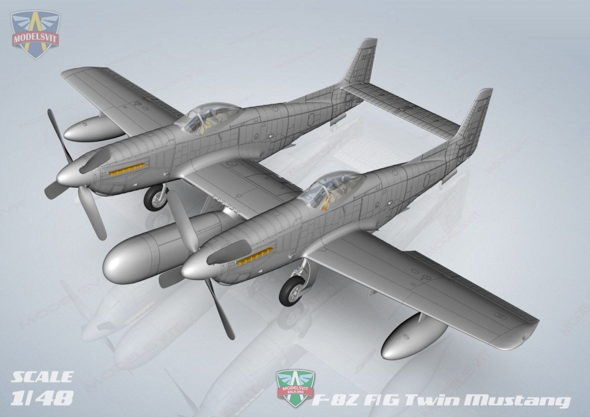 Modelsvit 4818 F-82F/G Twin Mustang 1/48 – Bild 2