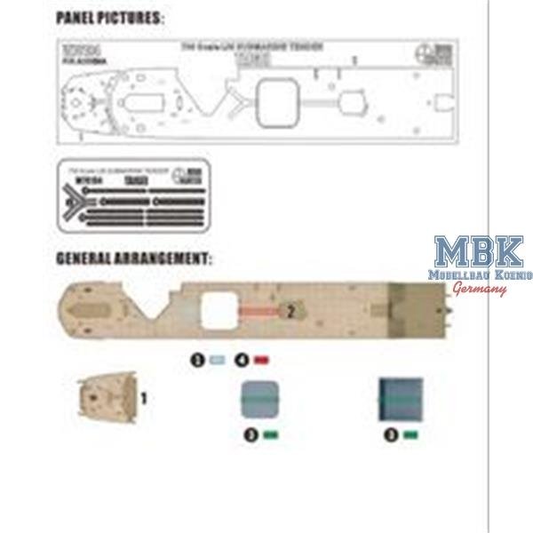 Wood Hunter W70184 IJN Tender Taigei Pont en bois (Aoshima 05183) 1/700