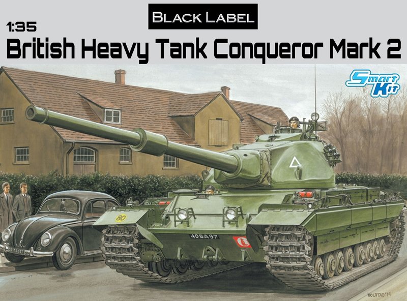Dragon 3555 Char lourd britannique Conqueror (1/35) 