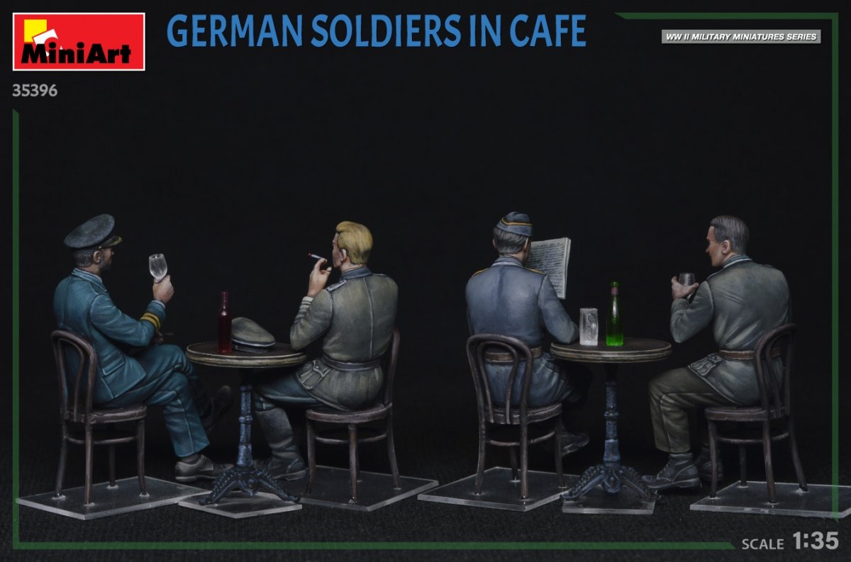 MiniArt 35396 GERMAN SOLDIERS IN CAFE 1/35 – immagine 5