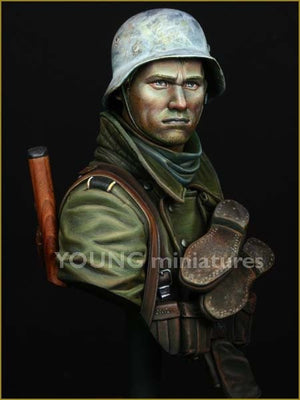 Young Miniatures YM1825 German Infantry Russian Front WWII 1/10 – imagen 3