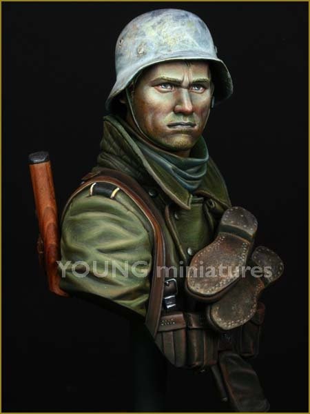 Young Miniatures YM1825 German Infantry Russian Front WWII 1/10 – imagen 3