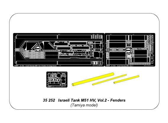 Aber 35252 Israeli Tank M51HV I Sherman – vol.2 Fenders 1/35 – zdjęcie 5