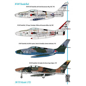 Sword 72116 RF-84F Thunderflash 1/72 – immagine 2