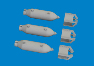 Eduard 6481083 P-40 100lb M30 US bombs PRINT EDUARD 1/48 – imagen 5