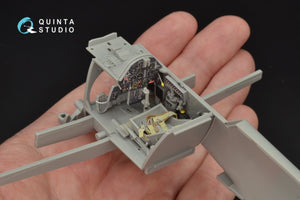 Quinta Studio QD32053 Bf 109E-4 3D-Printed &amp;amp; coloured Interior on decal paper (for Cyber-hobby/Dragon kit) 1/32 – imagen 5