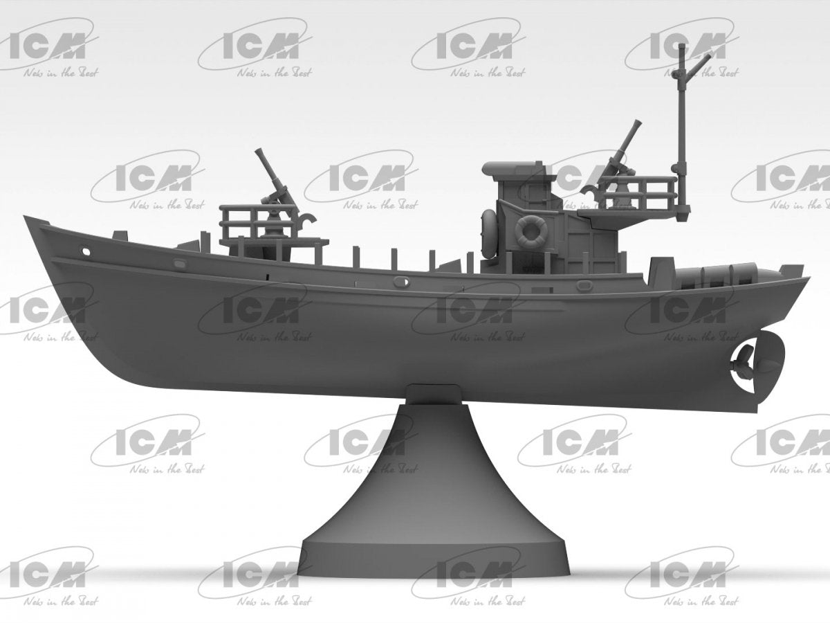 ICM S018 KFK Kriegsfischkutter WWII German multi-purpose boat 1/350 – imagen 10