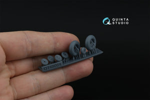 Quinta Studio QT48064 LaGG-3, MiG-3, La-5/La-7/La-9, Yak-7/Yak-9, I-185/250 Wheels (radial tread) (all kits) 1/48 – Bild 3