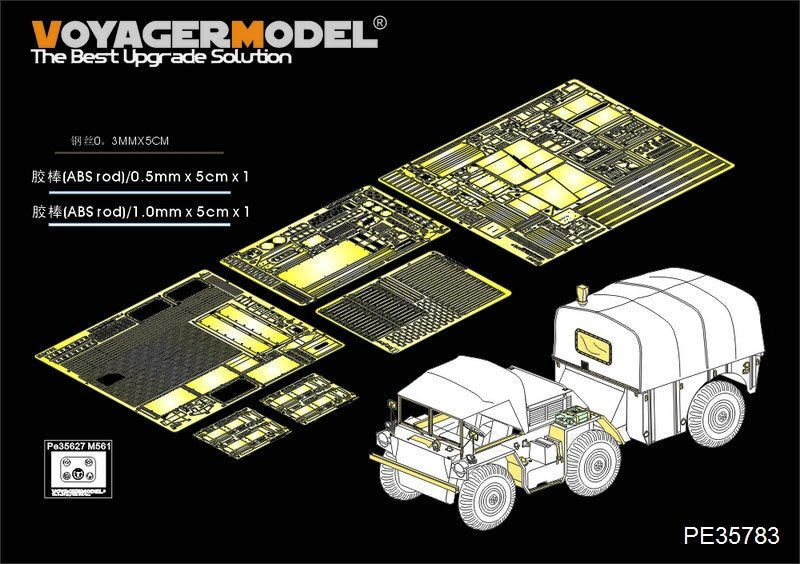 Camion ambulance moderne américain M792 GAMA GOAT 6X6, modèle Voyager PE35783 (pour TAMIYA 35342), échelle 1/35 