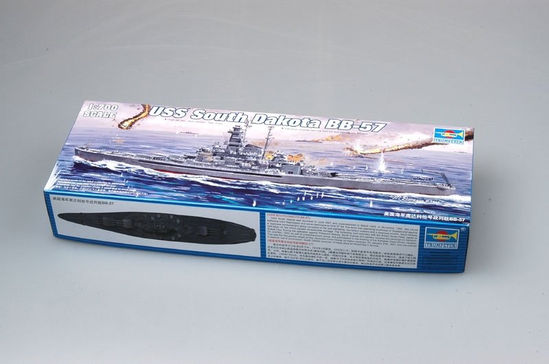 Trumpeter 05760 U.S.S. South Dakota BB-57 1/700 – zdjęcie 2