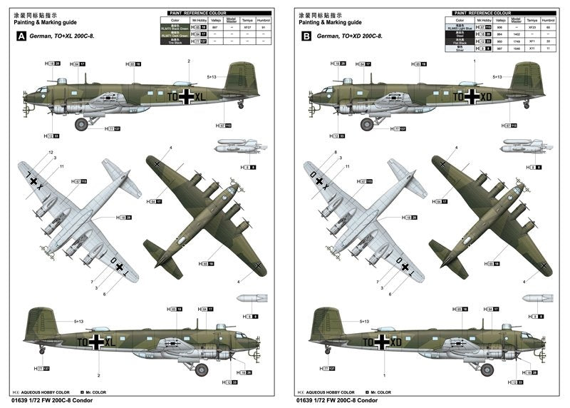 Trumpeter 01639 FW200 C-8 Condor 1/72 – image 3