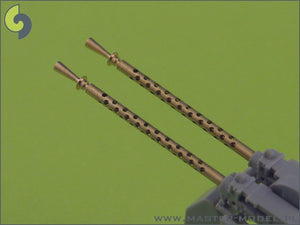 Canons Master SM-35-002 Browning M2 d&amp;#39;avion de calibre .50 (12,7 mm) avec cache-flammes (2 pièces)  – image 4