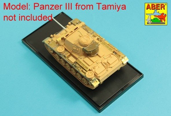 Aber 48A31 Grilles pour Pz.Kpfw. III et Stug III Compatibles avec les modèles Tamiya : 32540 ; 32524 ; 32525 ; 32543 ; 1/48 – image 7