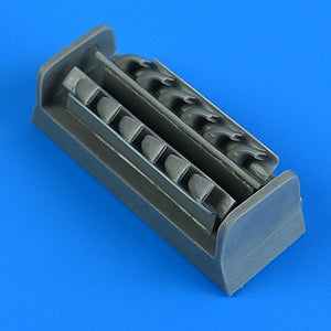 Échappement Quickboost QB48978 Bf 109F/G/K Eduard 1/48