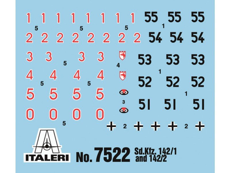Italeri 7522 Sd.kFZ 142/1 STURMGESCH.III (2x fast kit) 1/72 – imagen 4