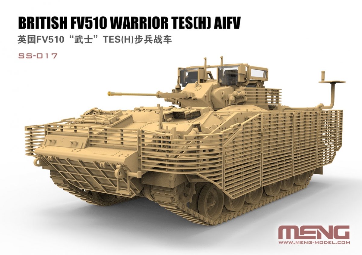 Meng Model SS-017 British FV510 Warrior TES(H) AIFV 1/35 – imagen 3