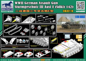Bronco CB35118 WWII German Assault Gun Sturmgeschutz III Ausf E (SdKfz 142) 1/35 – imagen 2