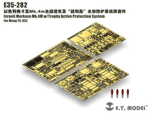 Maquette ET E35-282 Merkava Mk.4M israélien avec système de protection active Trophy (version de base) pour kit Meng au 1/35 – image 6
