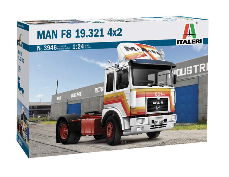 Italeri 3946 MAN F8 19.321 4x2 1/24 – zdjęcie 2