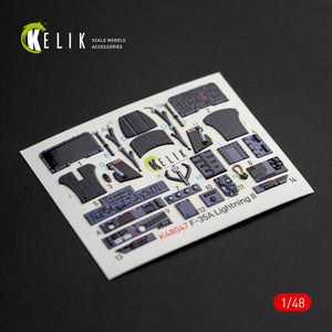 KELIK K48047 F-35A LIGHTNING II INTERIOR 3D DECALS FOR KITTY HAWK KIT 1/48 – imagen 2