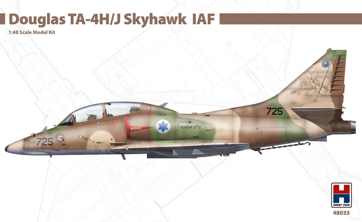 Hobby 2000 48035 Douglas TA-4H/J Skyhawk IAF ( HASEGAWA + CARTOGRAF + MASKS + 3D Print ) 1/48