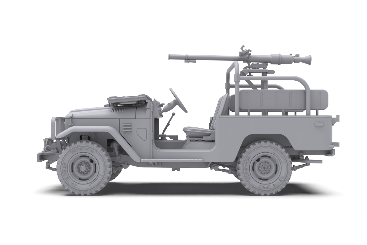 AK Interactive AK35003 FJ43 PICKUP WITH SPG-9 RECOILLESS GUN 1/35 – imagen 3