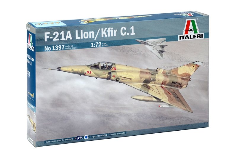 Italeri 1397 F-21A LION/KFIR C.1 1/72