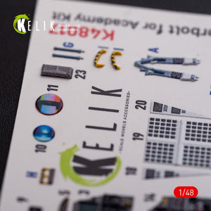 KELIK K48017 A-10C &amp;quot;Thunderbolt &amp;quot; interior 3D decals for Academy kit 1/48 – Bild 8